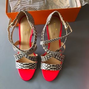 Kate Spade snakeskin heels